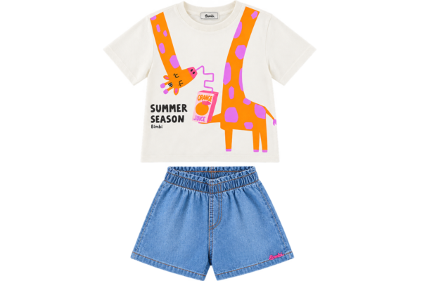 Conjunto T-Shirt/Short Bimbi